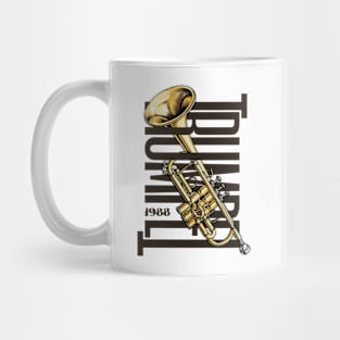 music with a trumpet Mug